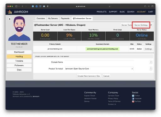 Accessing the SFTP Username and Password